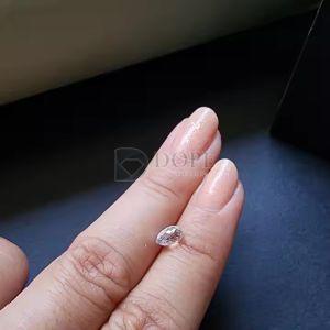 0.94 Carat Pear Briolette White Lab Grown Diamond