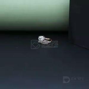 1.25 Carat Oval Shape Solitaire Diamond Ring