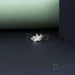 1.25 Carat Radiant and Marquise Shape Solitaire Diamond Ring
