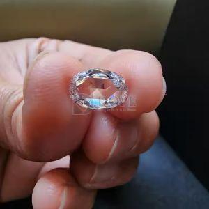 1.445 Carat Fancy Oval Rose Cut CVD Diamond