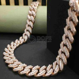 18mm Fully Iced Out Diamond Cuban Chain
