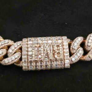 18mm Fully Iced Out Diamond Cuban Chain