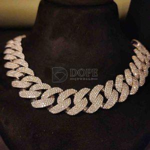 26mm Fully Iced Out Miami Cuban Chain