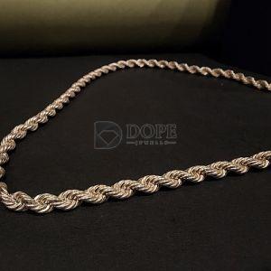 925 Sterling Silver Mens Hip Hop Diamond Cuban Chain