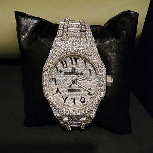 Audemars Piguet Royal Oak Luxury Fully Iced Moissanite Diamond Watch