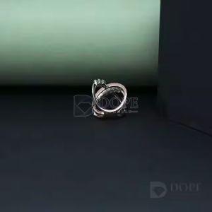 Cross Shape Design Baguette Diamond Hip Hop Ring