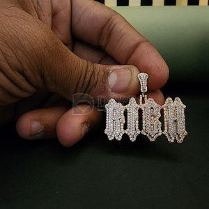 Customized Righ Hip Hop Moissanite Diamond Pendant