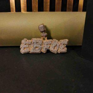 Ebfoe Hip Hop Moissanite Diamond Pendant