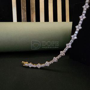 Exclusive Round Cut Moissanite Diamond Bracelet