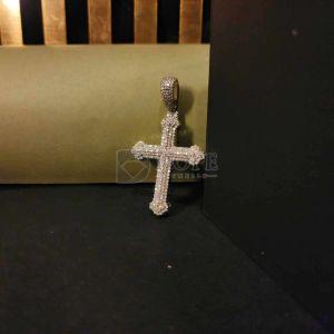 Fully Iced Out Cross Hip Hop Diamond Pendant