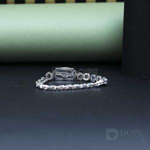 Glamorous 925 Sterling Silver Moissanite Diamond Bracelet