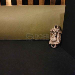 Golden Jesus Hip Hop Moissanite Diamond Pendant