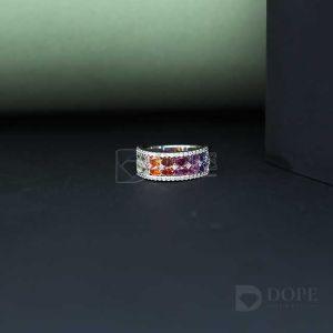 High Shine Sparkle Moissanite Diamond Ring