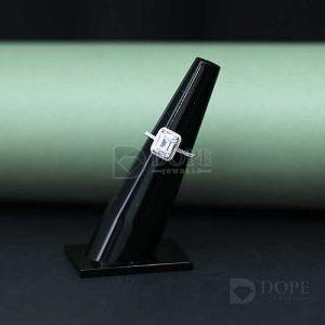 Ladies Modern Cut Moissanite Diamond Ring