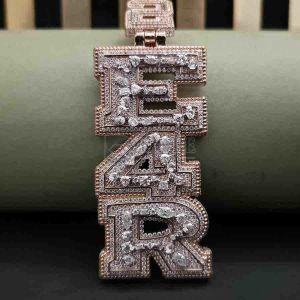 Luxury E4R Design Diamond Pendant