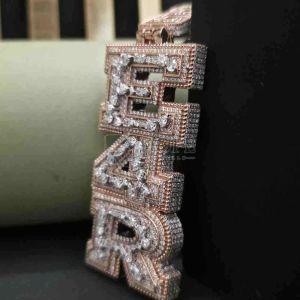 Luxury E4R Design Diamond Pendant