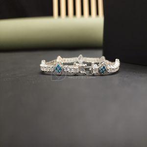 Luxury Round Cut Moissanite Diamond Bracelet