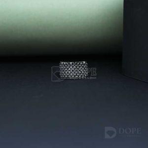 Mens Black Round Moissanite Diamond Iced Out Ring