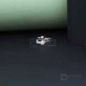 Mens Ice Out Lab Grown Moissanite Diamond Ring