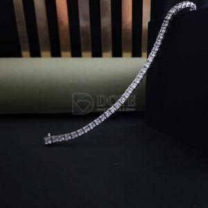 Princess Cut Moissanite Diamond Bracelet