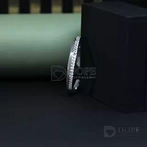 Single Line Pear Lab Grown Diamond Stiff Bracelet