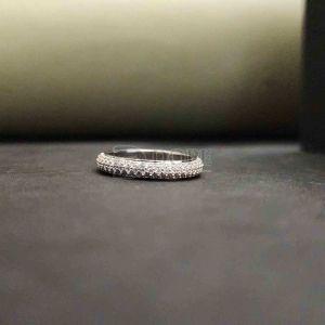 Sterling Silver Diamond Eternity Band Ring