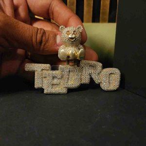 Tedro Hip Hop Moissanite Diamond Pendant