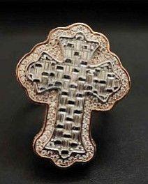Unique Cross Hip Hop Baguette Diamond Ring