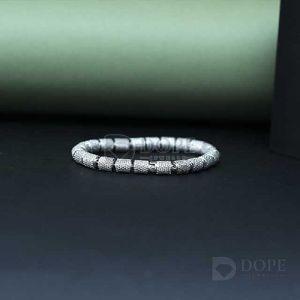 Unique Round Cut Lab Grown Diamond Bracelet