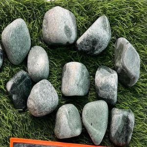 Green Marble Pebble Stones