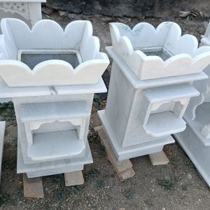 Marble Tulsi Stand