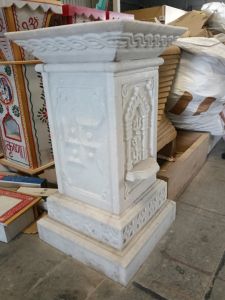 Marble Tulsi Stand