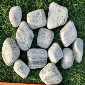 Zebra Black Pebble Stones
