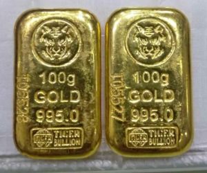100 Gram Gold Bullion Bars