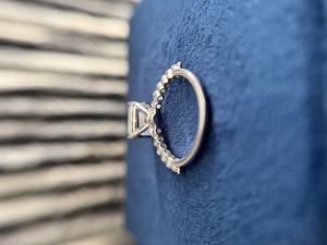 Emerald Cut Diamond Engagement Ring