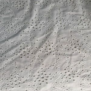 White Cotton Hakoba Dyeable Fabric