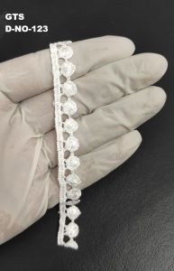 White Craft Polyester GPO Lace Trim