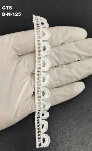 White Polyester GPO Lace Trim