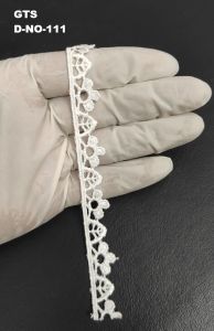White Soft Finish Polyester GPO Lace