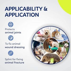 Dogs Cat Cohesive Self Adhesive Bandage Wrap