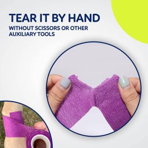 Dogs Cat Cohesive Self Adhesive Bandage Wrap
