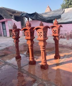 Sandstone Pillar Lamp