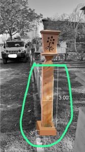 Sandstone Pillar Lamp