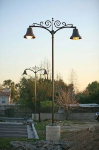 Dual Arm Heritage Lighting Pole