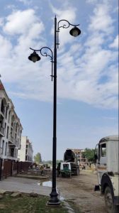 Dual Arm Street Light Pole