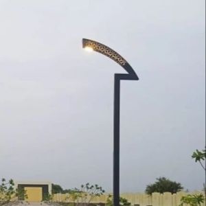Single Arm Fancy Street Light Pole