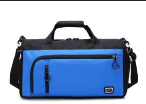Blue Round Duffle Bags