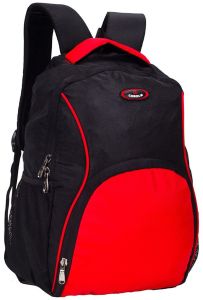 Polyester Red And Black Color Stylish Laptop Bag