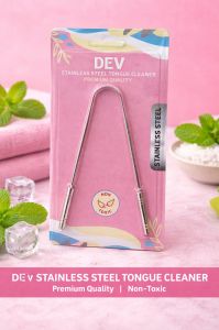 Dev Premium Quality Stainless Steel Tongue Cleaner