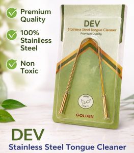 Dev Stainless Steel Tongue Cleaner